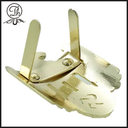 Gold 3D Eagle badge pin clip