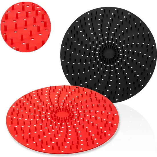 Kitchen Cooking Accessory: Heat Resistant Silicone Oil Splatter Screen for Fry Pans