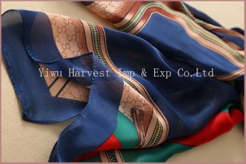 Top quality original indian square silk scarves for dyeing