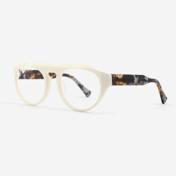 Pilot Bevelling Acetate Men's Optical Frames