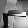 New Design Brushed Grey Single Lever Wash Basin Mixer Tap Luxury Bathroom Water Sink Faucet