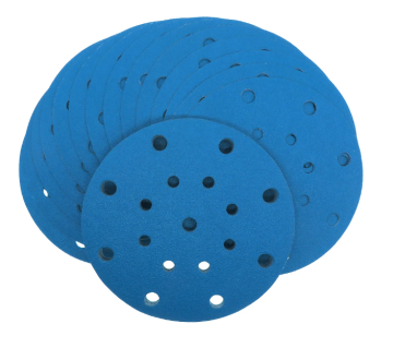 Blue Wet Sanding Disc 125mm Round Hook and Loop