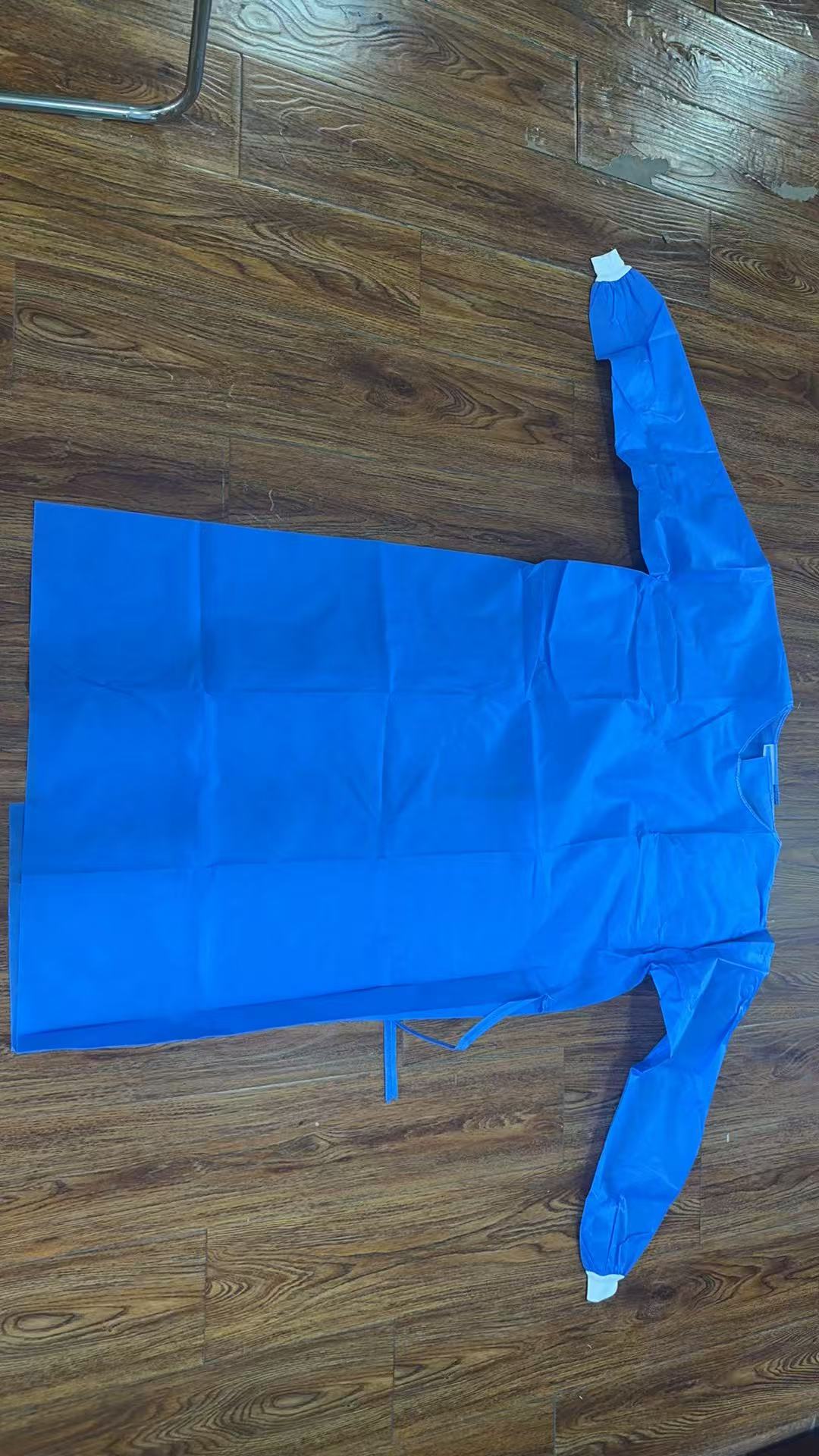 Дышащий одноразовый стандартный хирургический халат SMMS