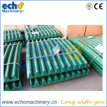 high manganese wearing fixed,swing jaw plate for primary crushing