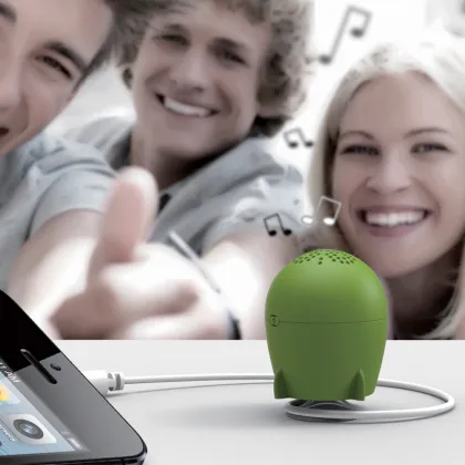 Hottest promotional speaker. mini rocket sucker speaker, mini speaker