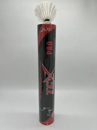 TCX PRO Most Durable Goose Feather Shuttlecock for Advanced Badminton Players