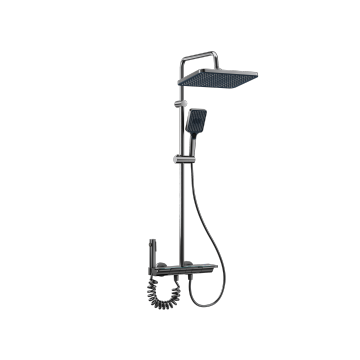 Luxury Space Aluminum Four-Function Bathroom Shower Set