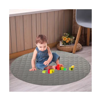 100% Pure French Flax Linen Baby Play Mat: Softness and Luxury in Every Stitch