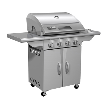 Stainless Steel Propane Gas BBQ With 4 Burners