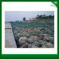 PVC เคลือบ gabion กล่องกำแพงกรงตาข่ายหิน