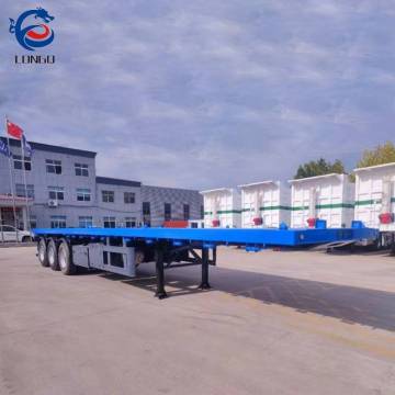 Meilleur prix OEM 20ft 40ft Conteneur à plat semi-trare-trare-trare-vente