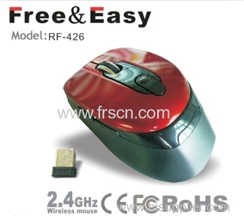 Rf-426 Portable 2.4ghz Wireless Driver Usb Optical Mouse 