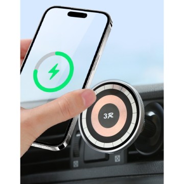 Porta del telefono magnetico universale con caricatore wireless per auto