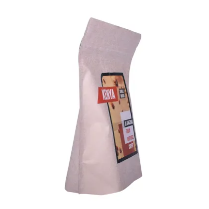 Laminated Kraft Kaffe Packed Coffee Packages Bags Supply