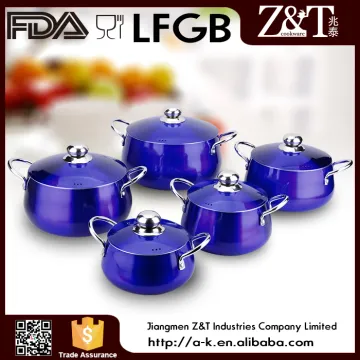 Top sale item 4 color commercial aluminum cooking pot set