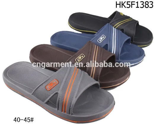 Nude Color fashion EVA men slippers massage spa slippers one piece footwear