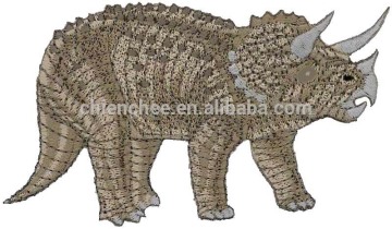 Embroidery Patches - Self-Adhesive Beautiful Rhino for Collection (Patch/Emblem/Badge/Label/Crest/Insignia)