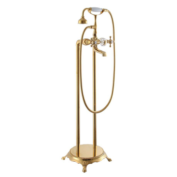Antique floor bath faucet