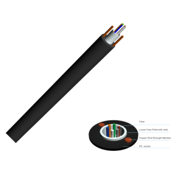 Hybrid Fiber and Copper Power Communication Cables: 1-12 Core Optical Fiber with Copper Wire Solutions