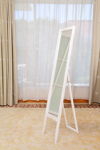 Clothes Shop Furniture Wood Frame Stand Mirror