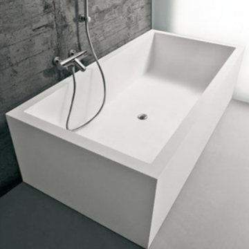 Bathroom Design with Rectangle Bathtub, Dimensions 1900*900*600mm BS-8614