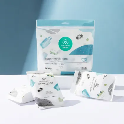 Men's Sterilized 100% Cotton Disposable Underwear