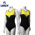 Leotard Gymnastic Gaya Fashion kanggo Kompetisi Gadis