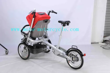 Mother Folding Baby Stroller Bike , Bicycle Baby Stroller