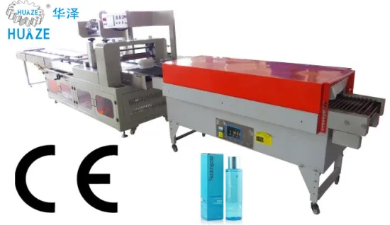 Automatic water/milk/juice/beer PET bottle shrink wrapping machines