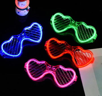 LED Neon Rave Glasses - Promotional Items & Party Supplies for Glow DJ Costumes and Halloween Parties