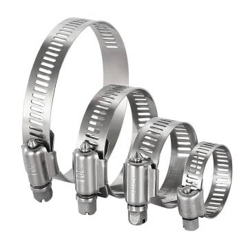 Wholesale American Type 304/201 Stainless Steel Worm Drive Hose Clamps - Custom Sizes W2 W4