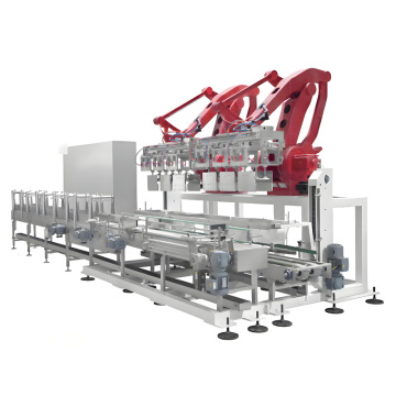 מערכת רובוטית לאריזת קרטון