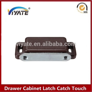 Plastic Shell Metal Plate Cabinet Door Bullet Catch Latch