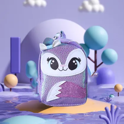 Mini backpack schoolgirl PU children backpack