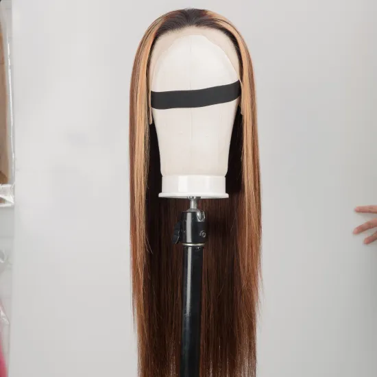 Desity Rew Pelucas Lace Front Wigs Wig Adapter Human Hair Straight 30 Inch 180 Colour Long Brown Swiss Lace,swiss Lace