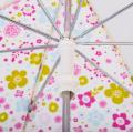 Ruffle Spetsreflekterande öppet paraply för barnens säkerhet