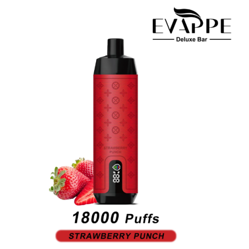 2024 Νέο Vape Evappe Deluxe Bar 18000 Puffs Μία διαθέσιμη ατμόσφαιρα