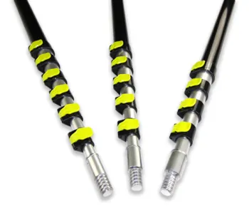 Aluminum Telescopic Pole with Spring Button Lock