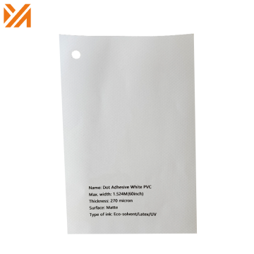 Professional Grade Bubble-Free, Residue-Free Adhesive Vinyl for Easy Printing and Application on White PVC Surfaces