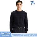 Men's Horizontal Texture Crew Neck Knit Sweater