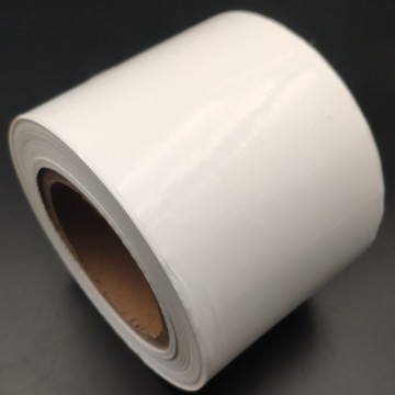 white opaque pet based material sealing film