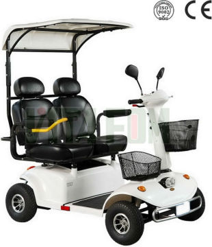 Heavy duty 4 wheel electric scooter 24V 950W 2 seats