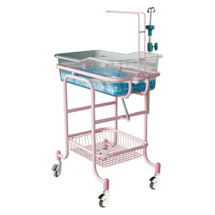 Hospital Steel Transparant Baby Crib