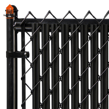Black HDPE 3D Garden Fence Panels - 6ft Privacy Slats Kit