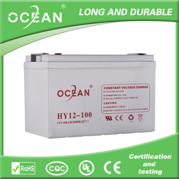 Sealed valve regulated maintenance free 12v 100ah rechargeable super capacitor batteries