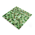 Mosaic Backsplash Gold Lines Glass Tile Mosaico