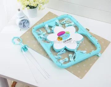 20pegs plastic clothes hanger in China