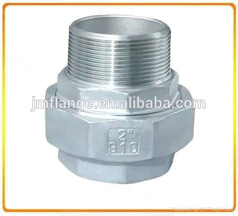 ASTM 304 Stainless Steel Straight NPT Thread Union M/F(CU MF)