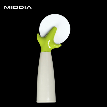 MIDDIA Industrial Kitchen Pizza Tools - Roue de coupe-pizza en céramique portable pliable avec poignée en plastique