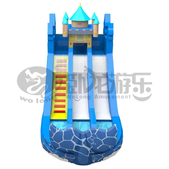 Outdoor inflatable giant slide